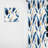 Sapphire Blue Dove Feathers I - Abstract Boho Curtain - Velvet Room Darkening - 1 panel-107595492