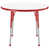 Tableau blanc / rouge