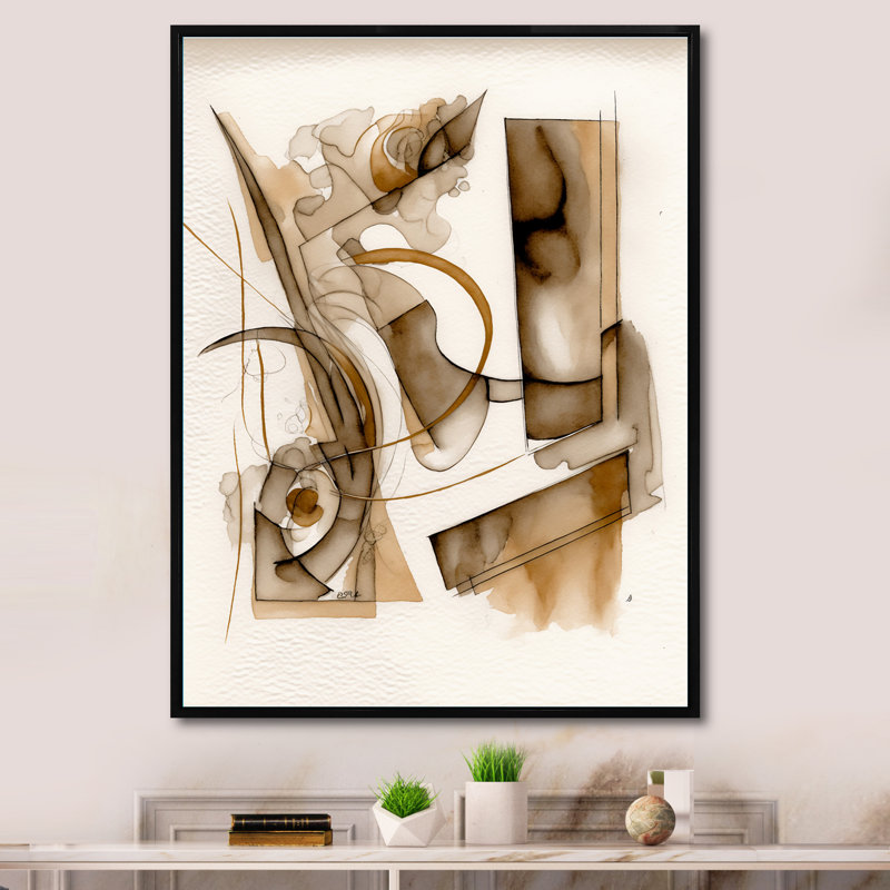 Canyon Ridge Explorations V - reproduction sur toile, L 24 po x H 32 po, Toile avec cadre flottant noir
