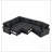 126" L-shaped Sofa Sectional Sofa Couch Pull-out Sofa Bed with Charging Devices-1791760045-1791760042
