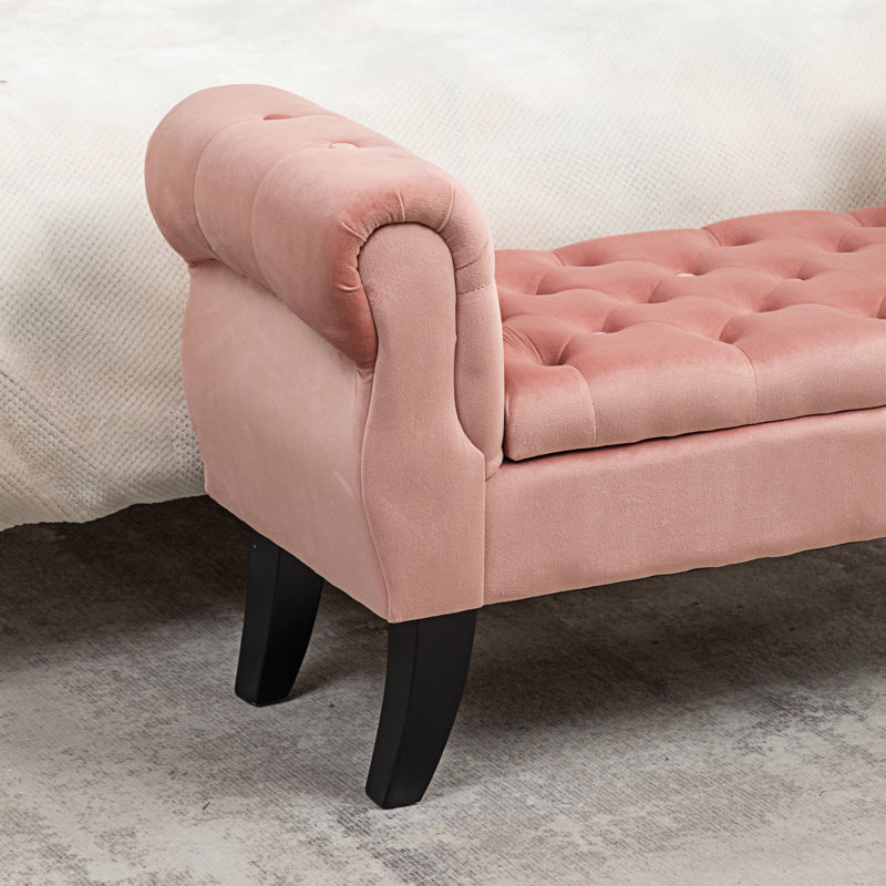 Banc de rangement Hayaa, Rose