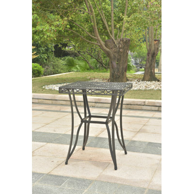 Anzum Square Outdoor Bar Table , 32 " W 32 " D