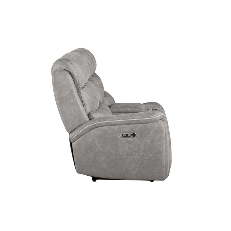 Canapé modulaire 3 pièces Rieka, gris