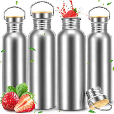 Stainless Steel Water Bottle, 24oz, Black - AliExpress