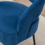 Fauteuil en velours avec pieds noirs Mann-301841609