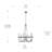 Kadon Dimmable Wagon Wheel Chandelier