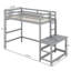 Lit mezzanine simple avec plate-forme échelle-1848665564