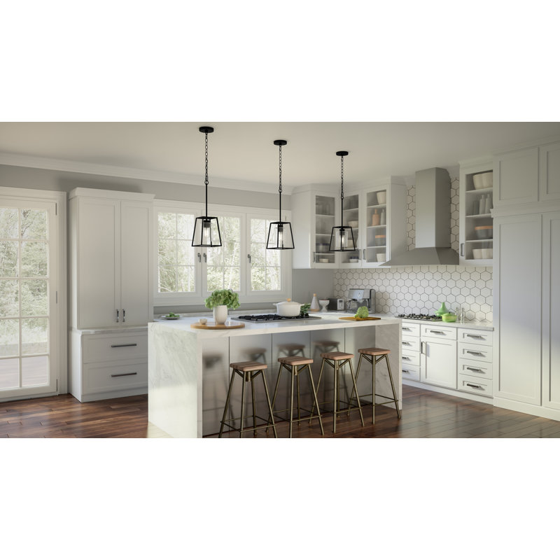 Agathla 1 - Light Single Pendant, Matte Black