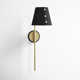 Daphne Single Light Dimmable Plug-in Armed Sconce