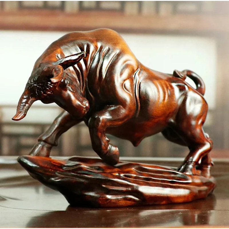 Charging Bull Figurine