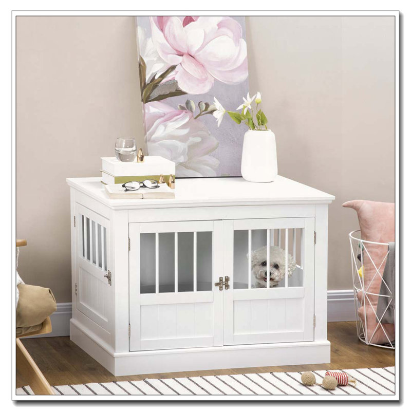 Table de bout en bois pour chien