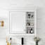 Armoire de salle de bain murale polyvalente avec plusieurs options de rangement et design moderne-734004313