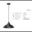 Bynoe 1 - Light Black Dome Pendant-1583948632