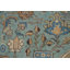Tapis traditionnel géométrique rétro 8 x 11
