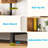 Midhat Geometric Storage Bookcase with 3 Drawer