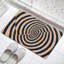 Spiral Optical Illusion Doormat, 24L x 36W, for Entrance Porch