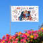 Drapeau de maison en polyester 36 x 60 po Gursevak