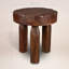 Drumline Stool ~ Inspired by traditional drum forms, this solid 100% reclaimed wood stool blends rustic charm with industrial detailing, creating a bold yet versatile statement.