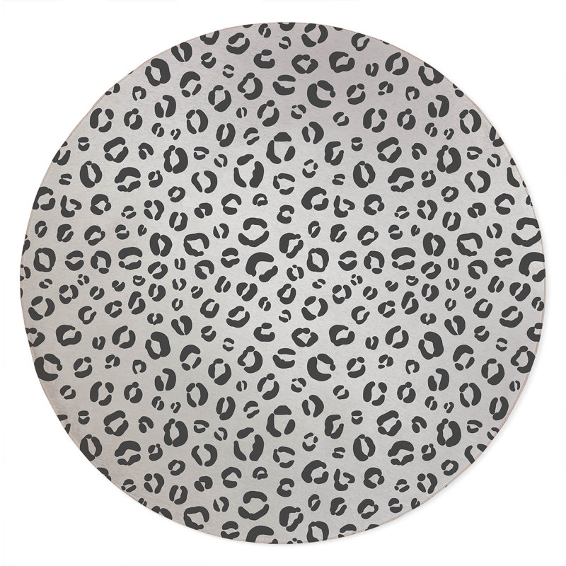 Tapis de jeu Leopard Play Kids, Ivoire/gris anthracite