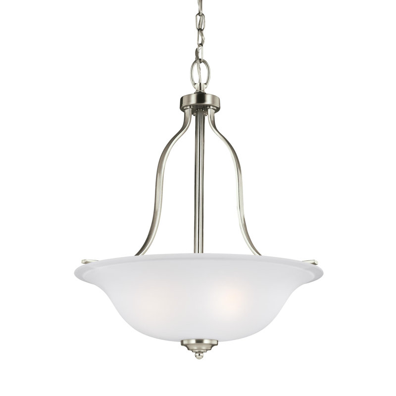 Emmons 3 - Light Single Pendant, Brushed Nickel, No