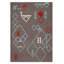 Kilim gris foncé Marrakech 5 pi 4 po x 7 pi 6 po