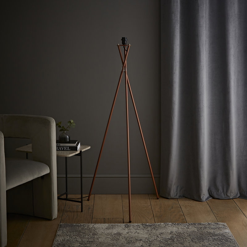 Ahti Camden 136cm Tripod Floor Lamp Base, Copper