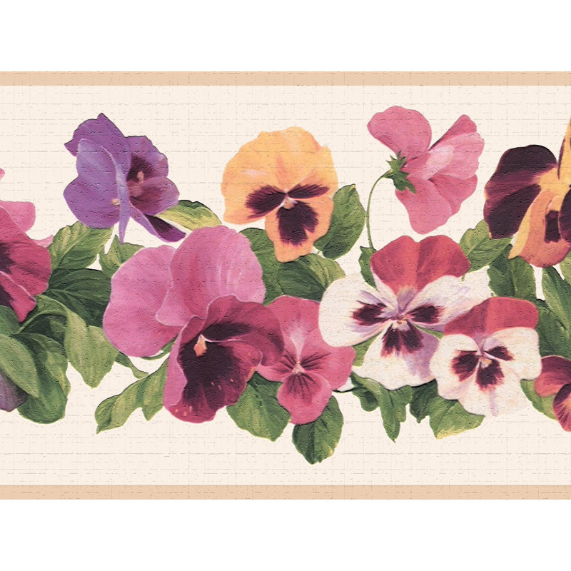 Peel & Stick Floral Border