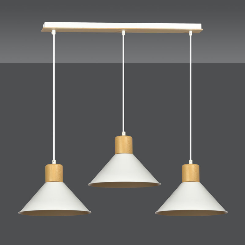 Sweetwater 3 - Light Kitchen Island Pendant, White