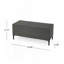 Banc de rangement en rotin pour l'extérieur-1822334706