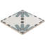 Carreau de porcelaine 9 po x 9 po Plumeria (10,65 pieds carrés / caisse)