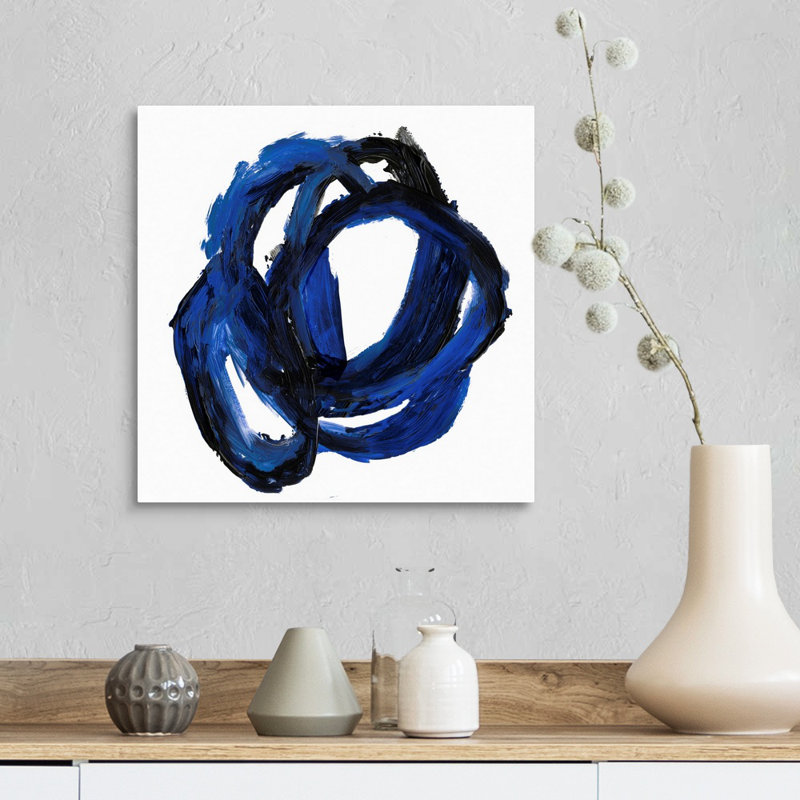 « Eternal indigo II » par PI studio-impression sur toile, Toile tendue, H 16 po x l 16 po x P 1,25 po