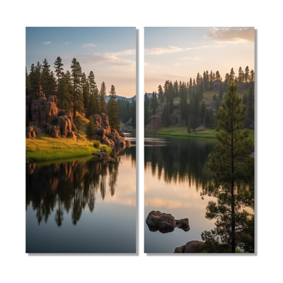 South Dakota Custer State Park Serenity I - grand art mural du Dakota du Sud
