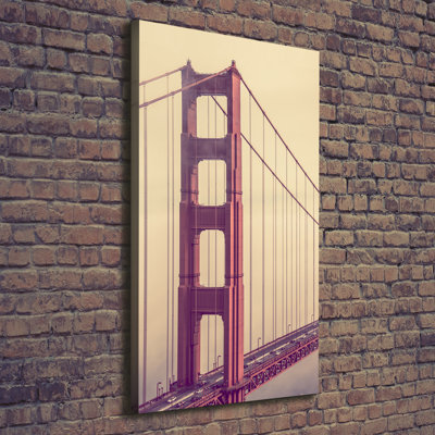 San Francisco Bridge - Wrapped Canvas Print