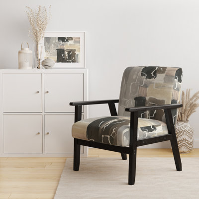 Makeia - Glam Dancing Shape I - Fauteuil d'appoint rembourré moderne