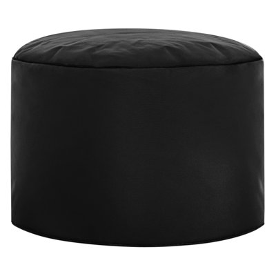  Goku 20" Round Bean Bag Pouf Ottoman, Water-Repellent