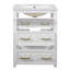 Ensemble de meuble-lavabo sur pied 24 po avec lavabo en céramique, ensemble de meuble-lavabo simple autoportant avec 3 tiroirs et cadre en bois massif-365322187