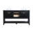 Bonsai 60 " W Freestanding Standard Free Standing 2 Double Vanity Bathroom Vanity With Carrara Marble Top-209939486