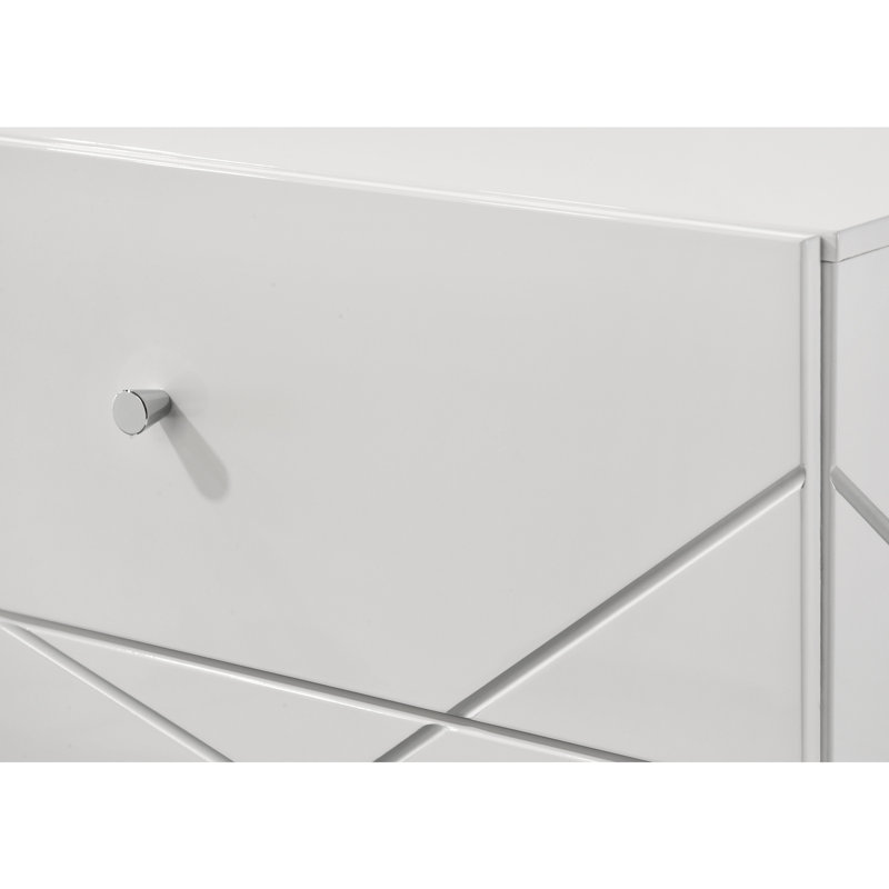Table de chevet à deux tiroirs Contemporary Bold