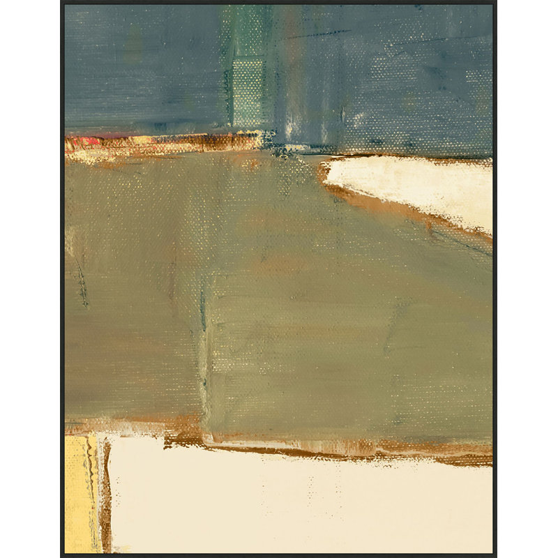 «Green Shift 1» par Thom Filicia, peinture sur toile à cadre flottant