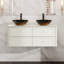 Meuble-lavabo mural de 48 pouces avec lavabo et robinetterie-811015021