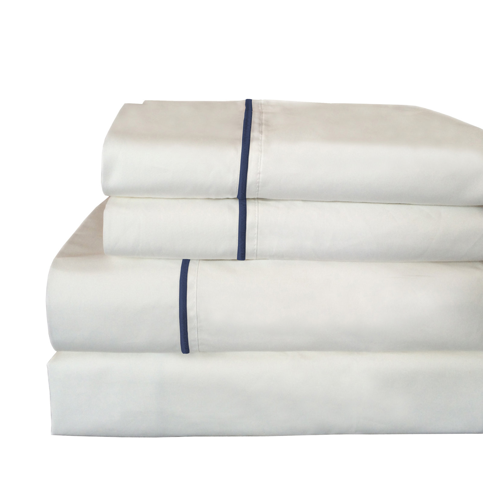 Benin Sheet Set, Queen, Navy