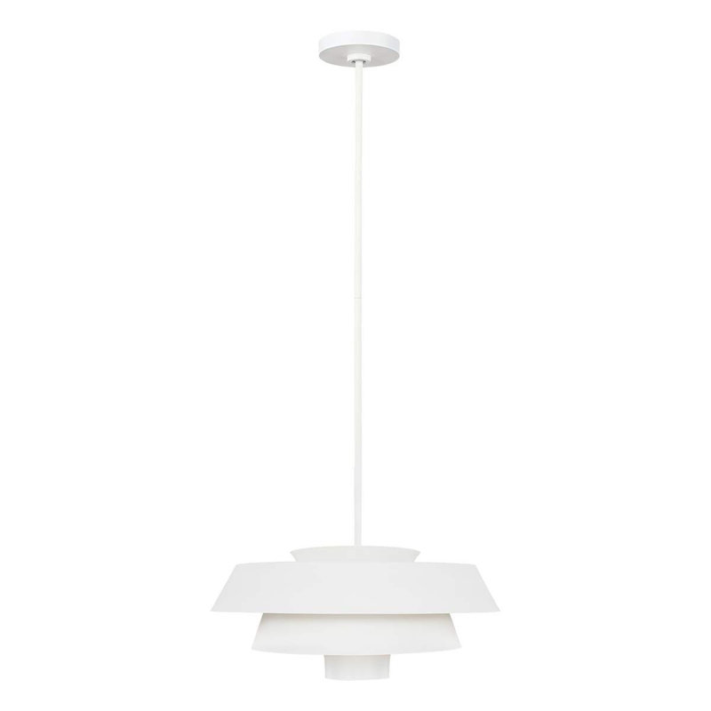 Kylen 1 - Light Dome Pendant, Matte White