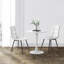 Chaise d'appoint en velours capitonné Steller-2005293416