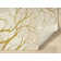 Tapis abstrait beige / doré Ksamil