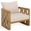 Chaise de patio en teck Skipper