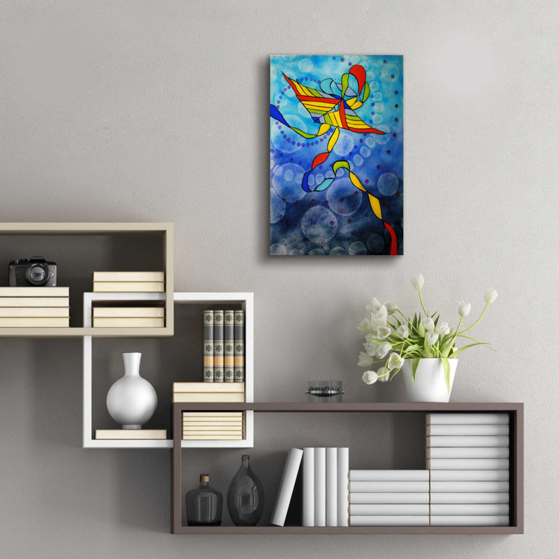 "Kite transmise" par Rita Shimelfarb, H 24 po x l 16 po x P 0,2 po