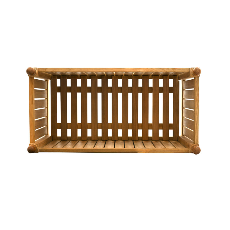 Teak Outdoor 36" Rectangle Planter Box