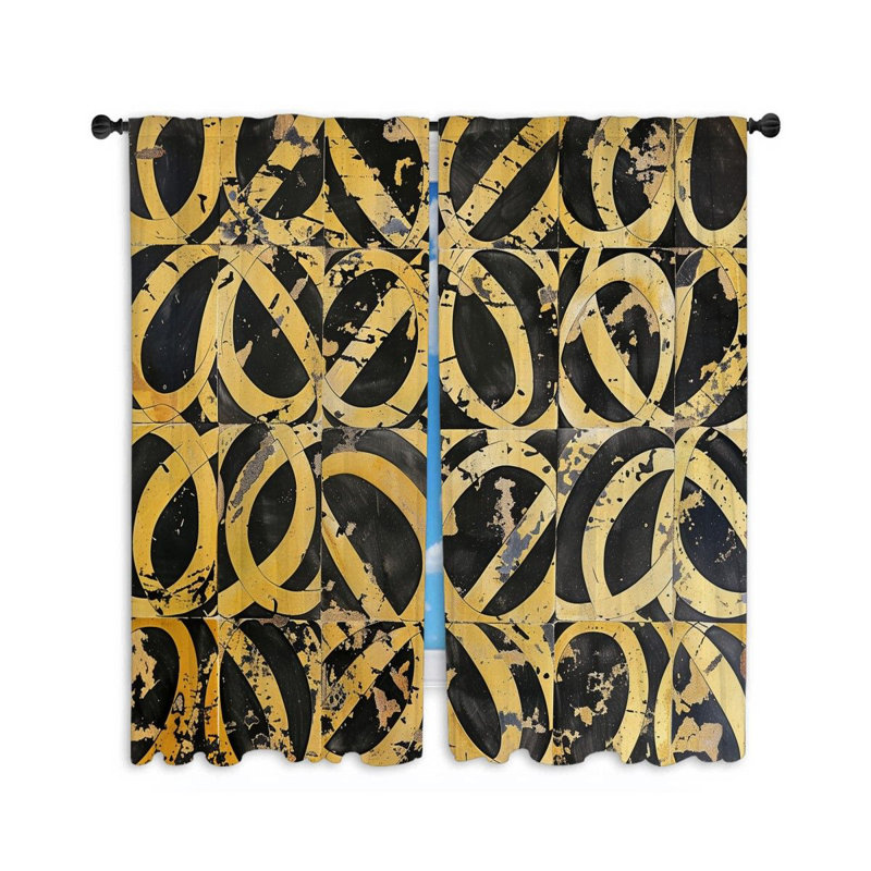 Paire de rideaux obscurcissant en polyester Egli, L 56 po x L 80 po