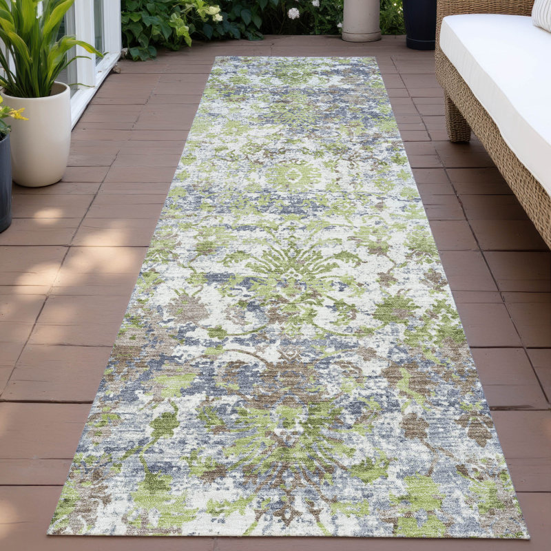 Machine Washable Indoor/Outdoor Amanda ACN2211 Modern Rug, Runner 2'3" x 7'6"