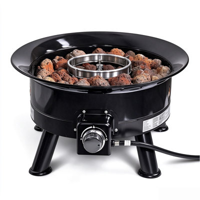 Round Natural Gas Outdoor Fireplace